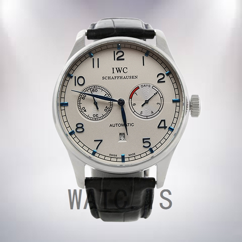 IWC Portuguese Automatic IW500107 Men's 42mm Automatic Leather Strap