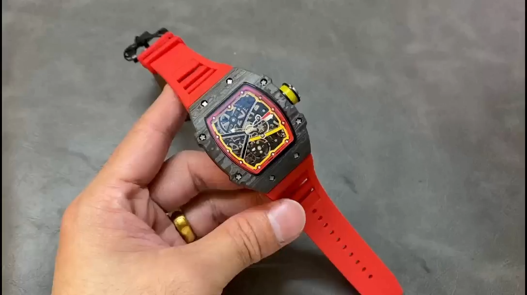 Richard Mille RM 67-02 Extra Flat Italy Carbon TPT Red Yellow