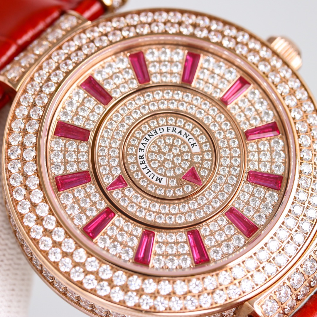 Franck Muller Double Mystery Ruby Diamond DM 42 D 2R CD Master of Complications Rose Gold